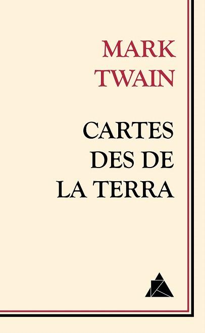 CARTES DES DE LA TERRA | 9788416222117 | TWAIN, MARK | Llibres Parcir | Llibreria Parcir | Llibreria online de Manresa | Comprar llibres en català i castellà online