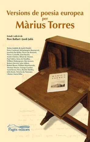 VERSIONS DE POESIA EUROPEA PER MARIUS TORRES | 9788499750392 | MARIUS TORRES | Llibres Parcir | Llibreria Parcir | Llibreria online de Manresa | Comprar llibres en català i castellà online