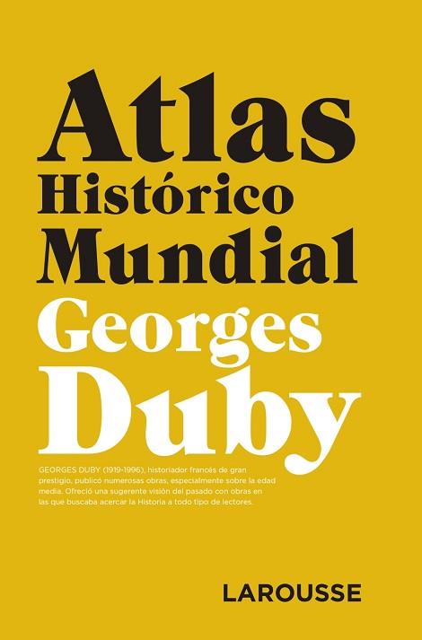ATLAS HISTÓRICO MUNDIAL G.DUBY | 9788417273361 | DUBY, GEORGES | Llibres Parcir | Llibreria Parcir | Llibreria online de Manresa | Comprar llibres en català i castellà online