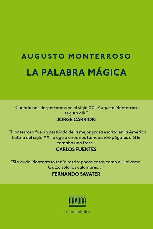 LA PALABRA MÁGICA | 9788416259618 | MONTERROSO, AUGUSTO | Llibres Parcir | Llibreria Parcir | Llibreria online de Manresa | Comprar llibres en català i castellà online