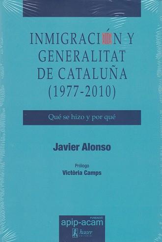 INMIGRACIÓN Y GENERALITAT DE CATALUÑA (1977-2010) | 9788496913462 | ALONSO CALDERÓN, JAVIER | Llibres Parcir | Llibreria Parcir | Llibreria online de Manresa | Comprar llibres en català i castellà online