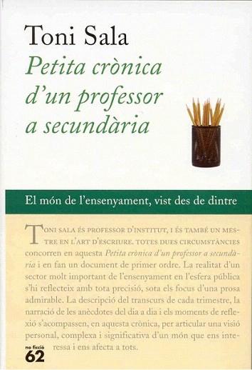 PETITA CRONICA D'UN PROFESSOR A SECUNDARIA | 9788429749687 | SALA TONI | Llibres Parcir | Llibreria Parcir | Llibreria online de Manresa | Comprar llibres en català i castellà online