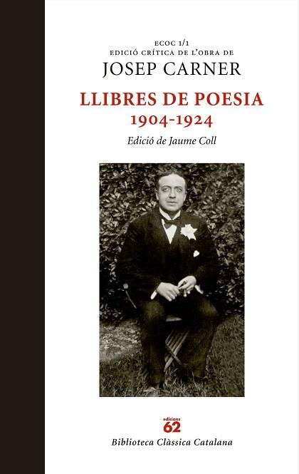 LLIBRES DE POESIA 1904-1924 (ECOC 1/1) | 9788429759884 | JOSEP CARNER PUIGORIOL | Llibres Parcir | Llibreria Parcir | Llibreria online de Manresa | Comprar llibres en català i castellà online