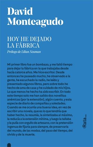 HOY HE DEJADO LA FáBRICA | 9788416738281 | MONTEAGUDO, DAVID | Llibres Parcir | Llibreria Parcir | Llibreria online de Manresa | Comprar llibres en català i castellà online