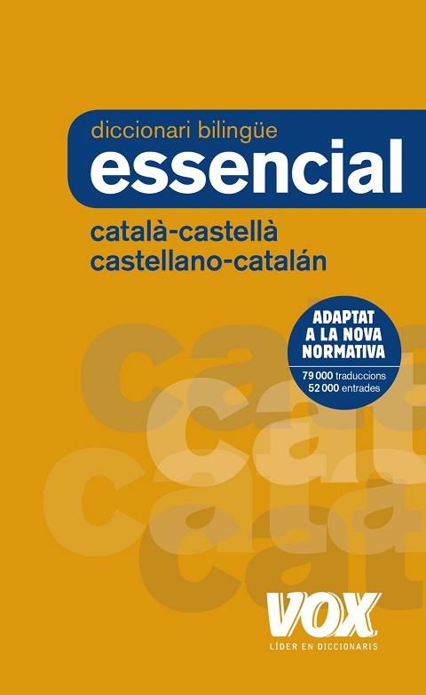 DICCIONARI ESSENCIAL CASTELLANO-CATALÁN / CATALÀ-CASTELLÀ | 9788499742717 | VOX EDITORIAL | Llibres Parcir | Llibreria Parcir | Llibreria online de Manresa | Comprar llibres en català i castellà online