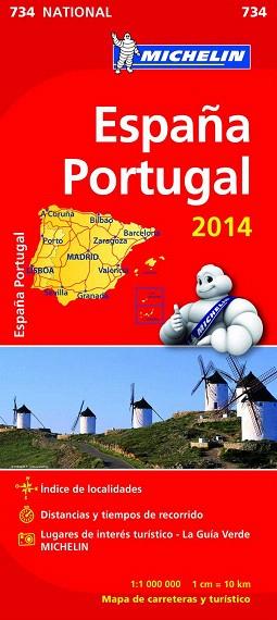 MAPA 734  ESPAÑA - PORTUGAL 2014 | 9782067191471 | VARIOS AUTORES | Llibres Parcir | Llibreria Parcir | Llibreria online de Manresa | Comprar llibres en català i castellà online