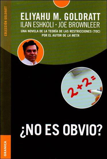 ¿NO ES OBVIO? | PODI60203 | GOLDRATT  ELIYAHU M. | Llibres Parcir | Librería Parcir | Librería online de Manresa | Comprar libros en catalán y castellano online