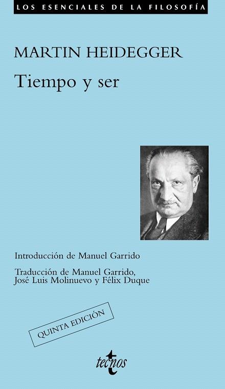 TIEMPO Y SER | 9788430952694 | HEIDEGGER, MARTIN | Llibres Parcir | Llibreria Parcir | Llibreria online de Manresa | Comprar llibres en català i castellà online