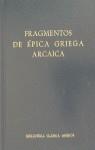 Vol. 20 - FRAGMENTOS DE ÉPICA GRIEGA ARCAICA | 9788424935245 | VARIOS | Llibres Parcir | Librería Parcir | Librería online de Manresa | Comprar libros en catalán y castellano online