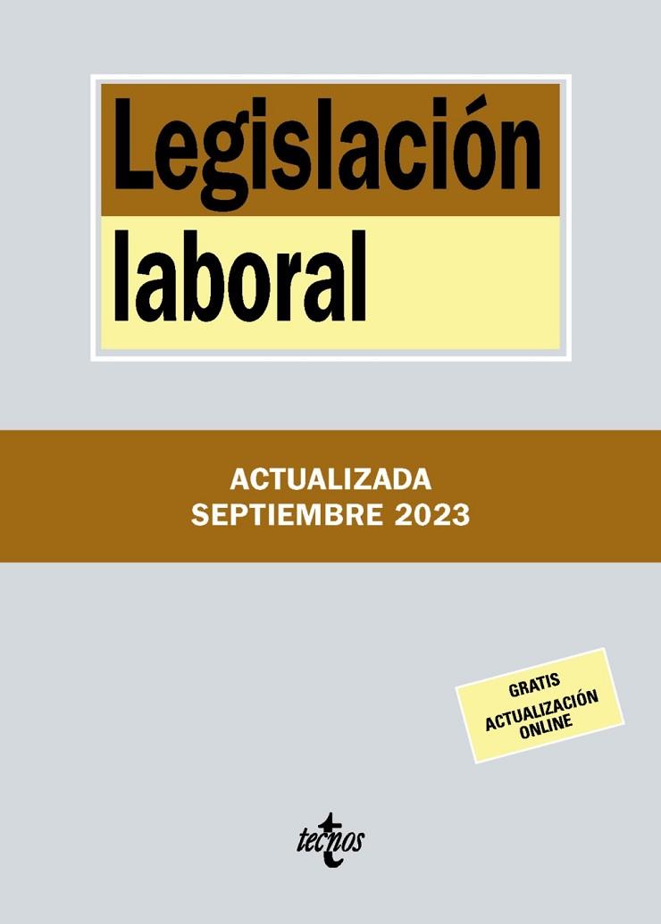 LEGISLACIÓN LABORAL | 9788430988297 | EDITORIAL TECNOS | Llibres Parcir | Librería Parcir | Librería online de Manresa | Comprar libros en catalán y castellano online