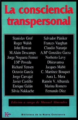 CONCIENCIA TRANSPERSONAL | 9788472453876 | AADD | Llibres Parcir | Llibreria Parcir | Llibreria online de Manresa | Comprar llibres en català i castellà online