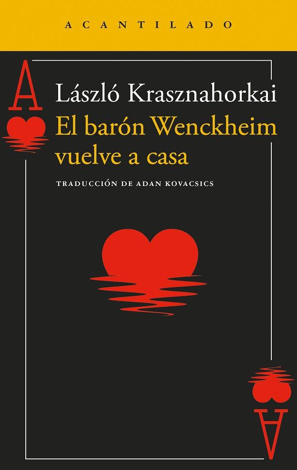 EL BARÓN WENCKHEIM VUELVE A CASA | 9788419958204 | KRASZNAHORKAI, LÁSZLÓ | Llibres Parcir | Librería Parcir | Librería online de Manresa | Comprar libros en catalán y castellano online