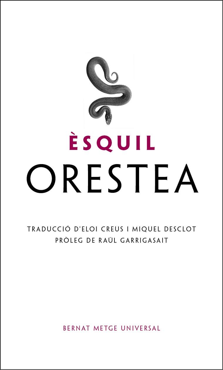 ORESTEA | 9788498594515 | ÈSQUIL | Llibres Parcir | Librería Parcir | Librería online de Manresa | Comprar libros en catalán y castellano online
