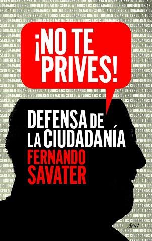 ¡NO TE PRIVES! | 9788434418615 | FERNANDO SAVATER | Llibres Parcir | Llibreria Parcir | Llibreria online de Manresa | Comprar llibres en català i castellà online