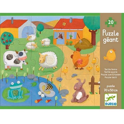 PUZZLE GIGANTE TACTILOFAM GRANJA | 3070900071179 | Llibres Parcir | Librería Parcir | Librería online de Manresa | Comprar libros en catalán y castellano online