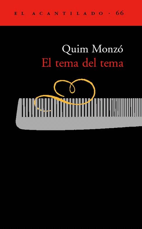 EL TEMA DEL TEMA cast | 9788495359681 | MONZO | Llibres Parcir | Llibreria Parcir | Llibreria online de Manresa | Comprar llibres en català i castellà online