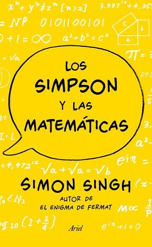 LOS SIMPSON Y LAS MATEMÁTICAS | 9788434412170 | SIMON SINGH | Llibres Parcir | Librería Parcir | Librería online de Manresa | Comprar libros en catalán y castellano online