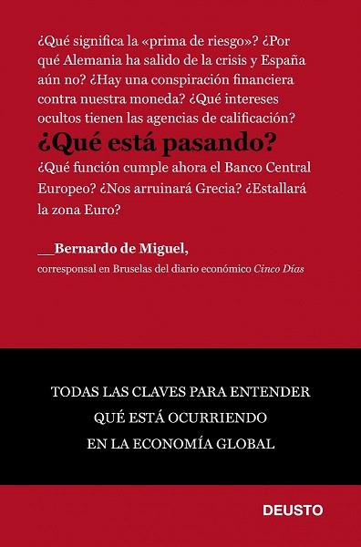 QUE ESTA PASANDO | 9788423428557 | DE MIGUEL BERNARDO | Llibres Parcir | Llibreria Parcir | Llibreria online de Manresa | Comprar llibres en català i castellà online