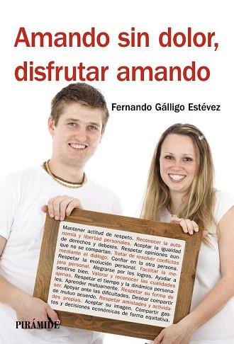 AMANDO SIN DOLOR, DISFRUTAR AMANDO | 9788436829105 | GÁLLIGO ESTÉVEZ, FERNANDO | Llibres Parcir | Llibreria Parcir | Llibreria online de Manresa | Comprar llibres en català i castellà online