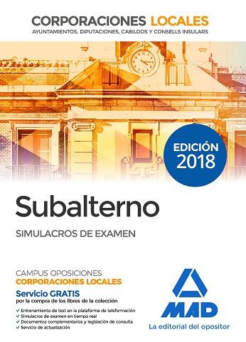 SUBALTERNO CORPORACIONES LOCALES. SIMULACROS DE EXAMEN | 9788414216965 | TORRES FONSECA, FRANCISCO JESÚS / SOUTO FERNÁNDEZ, RAFAEL SANTIAGO | Llibres Parcir | Llibreria Parcir | Llibreria online de Manresa | Comprar llibres en català i castellà online