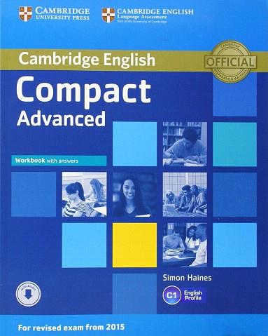 COMPACT ADVANCED WORKBOOK WITH ANSWERS + AUDIO CD | 9781107417908 | MAY, PETER | Llibres Parcir | Llibreria Parcir | Llibreria online de Manresa | Comprar llibres en català i castellà online