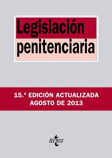 LEGISLACIÓN PENITENCIARIA | 9788430959532 | EDITORIAL TECNOS | Llibres Parcir | Llibreria Parcir | Llibreria online de Manresa | Comprar llibres en català i castellà online