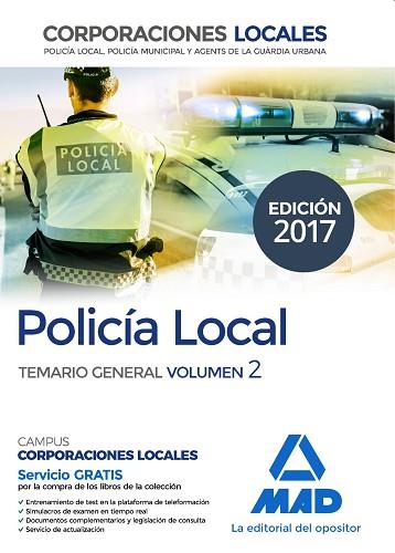 POLICíA LOCAL. TEMARIO GENERAL VOLUMEN 2 | 9788414205624 | 7 EDITORES / APARICIO APARICIO, ANA Mª / NAVAS CORDOBA, JUAN ANTONIO / ACUÑA NECHES, MIGUEL / CANO M | Llibres Parcir | Librería Parcir | Librería online de Manresa | Comprar libros en catalán y castellano online