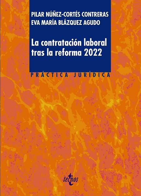 LA CONTRATACIÓN LABORAL TRAS LA REFORMA 2022 | 9788430987085 | NÚÑEZ-CORTÉS CONTRERAS, PILAR/BLÁZQUEZ AGUDO, EVA | Llibres Parcir | Llibreria Parcir | Llibreria online de Manresa | Comprar llibres en català i castellà online
