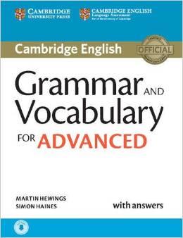 GRAMMAR AND VOCABULARY FOR ADVANCED BOOK WITH ANSWERS AND AUDIO | 9781107481114 | HEWINGS,MARTIN / HAINES,SIMON | Llibres Parcir | Librería Parcir | Librería online de Manresa | Comprar libros en catalán y castellano online