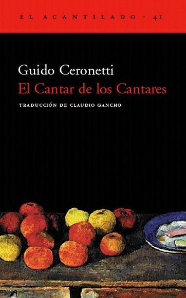 EL CANTAR DE LOS CANTARES | 9788495359414 | GUIDO CERONETTI | Llibres Parcir | Librería Parcir | Librería online de Manresa | Comprar libros en catalán y castellano online