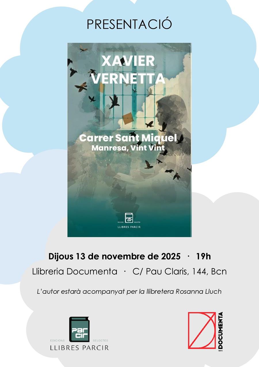 Presentació "Carrer Sant Miquel, Manresa vint vint", de Xavier Vernetta - Llibres Parcir | Llibreria Parcir | Llibreria online de Manresa | Comprar llibres en català i castellà online