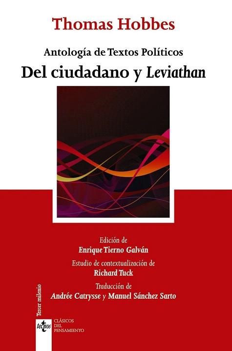 DEL CIUDADANO Y LEVIATHAN | 9788430957705 | HOBBES, THOMAS | Llibres Parcir | Librería Parcir | Librería online de Manresa | Comprar libros en catalán y castellano online