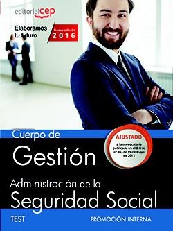CUERPO DE GESTIÓN DE LA ADMINISTRACIÓN DE LA SEGURIDAD SOCIAL (PROMOCIÓN INTERNA | 9788468169361 | EDITORIAL CEP | Llibres Parcir | Librería Parcir | Librería online de Manresa | Comprar libros en catalán y castellano online