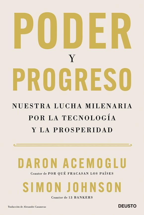 PODER Y PROGRESO | 9788423436378 | ACEMOGLU, DARON / JOHNSON, SIMON | Llibres Parcir | Llibreria Parcir | Llibreria online de Manresa | Comprar llibres en català i castellà online