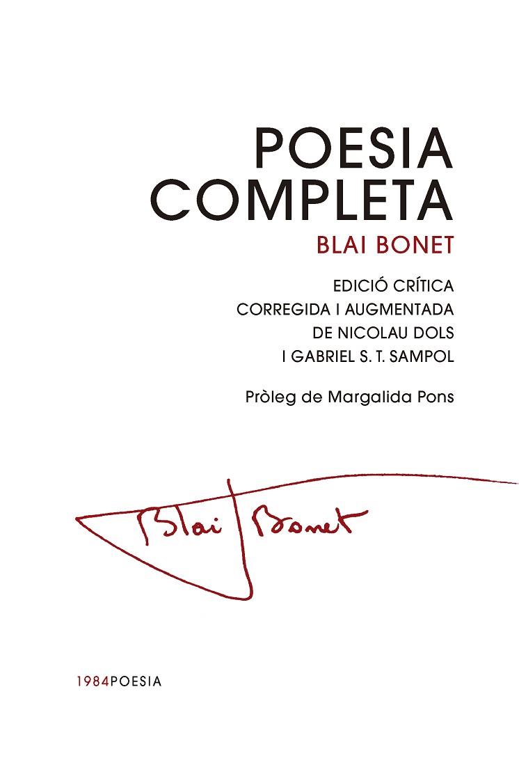 POESIA COMPLETA | 9791387757144 | BONET, BLAI | Llibres Parcir | Llibreria Parcir | Llibreria online de Manresa | Comprar llibres en català i castellà online