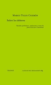 SOBRE LOS DEBERES | 9788430938223 | CICERO | Llibres Parcir | Librería Parcir | Librería online de Manresa | Comprar libros en catalán y castellano online