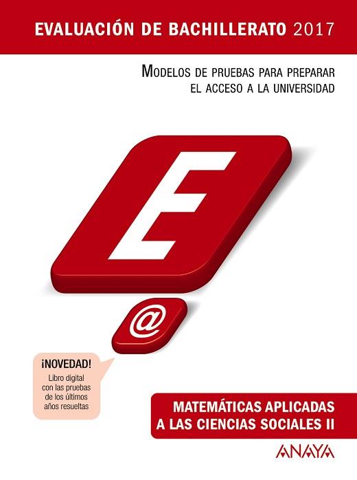 MATEMÁTICAS APLICADAS A LAS CIENCIAS SOCIALES II. | 9788469834343 | BUSTO CABALLERO, ANA ISABEL/MARTÍNEZ BUSTO, ELENA/DÍAZ ORTEGA, ANA MARÍA | Llibres Parcir | Llibreria Parcir | Llibreria online de Manresa | Comprar llibres en català i castellà online