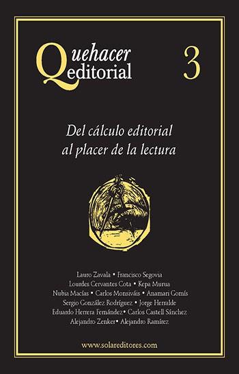 QUEHACER EDITORIAL 3 | PODI27953 | ZENKER  ALEJANDRO | Llibres Parcir | Llibreria Parcir | Llibreria online de Manresa | Comprar llibres en català i castellà online