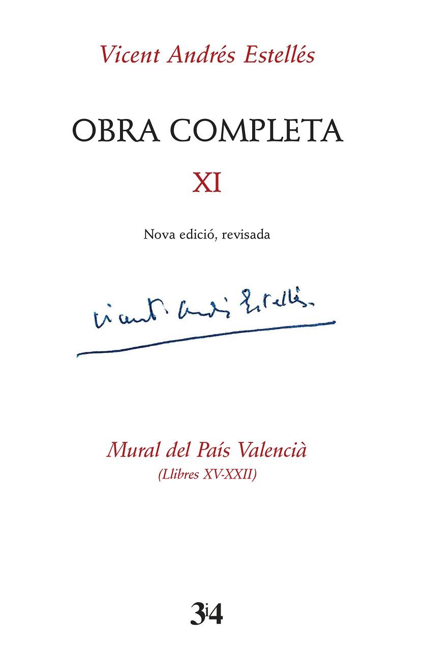 OBRA COMPLETA REVISADA, VOLUM 11 | 9788417469788 | ANDRÉS ESTELLÉS, VICENT | Llibres Parcir | Librería Parcir | Librería online de Manresa | Comprar libros en catalán y castellano online
