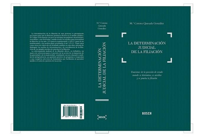 La determinación judicial de la filiación | 9788497909594 | Quesada González, María Corona | Llibres Parcir | Llibreria Parcir | Llibreria online de Manresa | Comprar llibres en català i castellà online