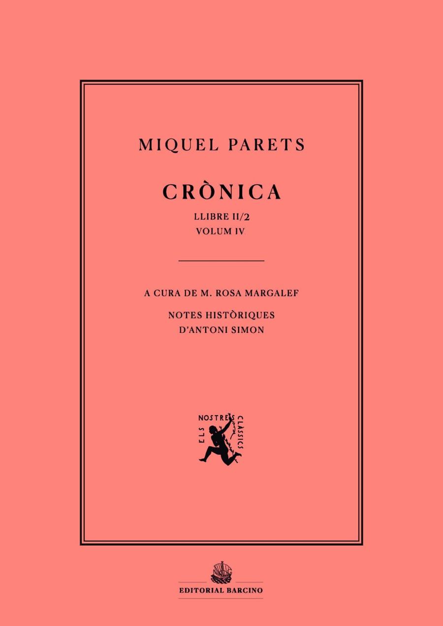 CRÒNICA DE MIQUEL PARETS | 9788416726554 | PARETS, MIQUEL | Llibres Parcir | Llibreria Parcir | Llibreria online de Manresa | Comprar llibres en català i castellà online