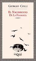 EL NACIMIENTO DE LA FILOSOFIA | 9788483107027 | COLLI | Llibres Parcir | Librería Parcir | Librería online de Manresa | Comprar libros en catalán y castellano online