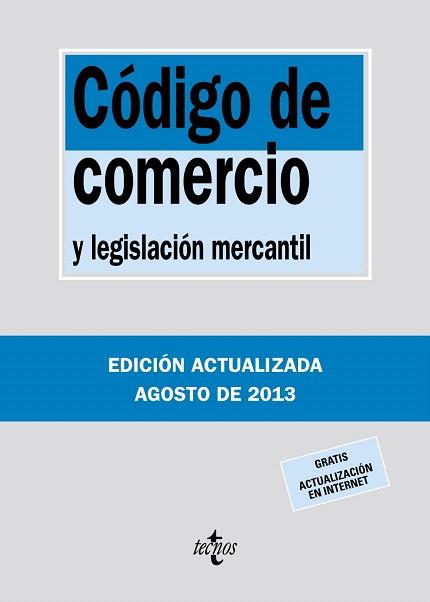 CÓDIGO DE COMERCIO | 9788430958665 | EDITORIAL TECNOS | Llibres Parcir | Librería Parcir | Librería online de Manresa | Comprar libros en catalán y castellano online