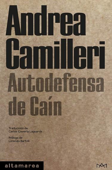 AUTODEFENSA DE CAÍN | 9788418481130 | CAMILLERI, ANDREA | Llibres Parcir | Llibreria Parcir | Llibreria online de Manresa | Comprar llibres en català i castellà online