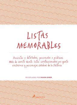 LISTAS MEMORABLES | 9788498387179 | USHER, SHAUN | Llibres Parcir | Llibreria Parcir | Llibreria online de Manresa | Comprar llibres en català i castellà online