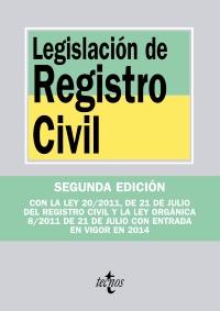 Legislación de Registro Civil | 9788430954445 | Llibres Parcir | Librería Parcir | Librería online de Manresa | Comprar libros en catalán y castellano online