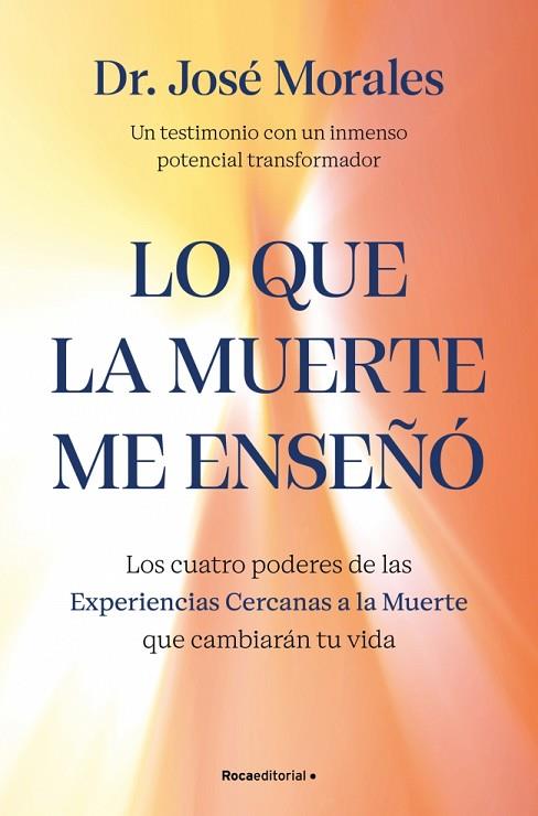 LO QUE LA MUERTE ME ENSEÑÓ. LOS CUATRO PODERES DE LAS ECM QUE SANARÁN TU VIDA | 9788410442450 | MORALES DEL RÍO, DR. JOSÉ | Llibres Parcir | Llibreria Parcir | Llibreria online de Manresa | Comprar llibres en català i castellà online