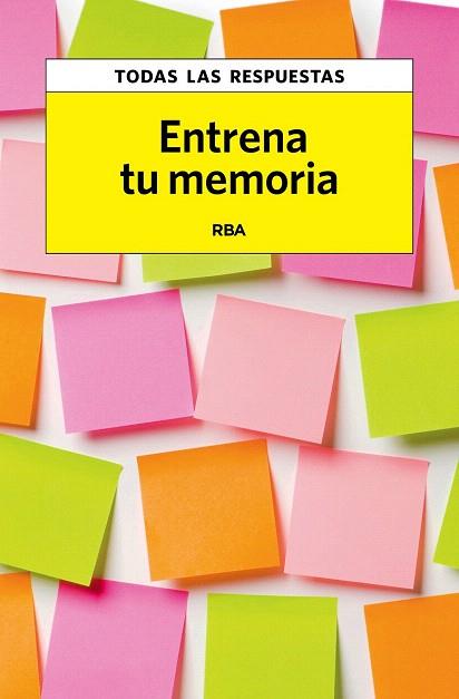 ENTRENA TU MEMORIA | 9788490561249 | VARIOS AUTORES | Llibres Parcir | Librería Parcir | Librería online de Manresa | Comprar libros en catalán y castellano online