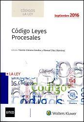 CODIGO LEYES PROCESALES 2016, 1ª EDICIÓN SEPTIEMBR | 9788490205488 | VICENTE GIMENO SENDRA; MANUEL DÍAZ MARTÍNEZ | Llibres Parcir | Librería Parcir | Librería online de Manresa | Comprar libros en catalán y castellano online