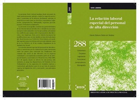 La relación laboral especial del personal de alta dirección | 9788497909877 | Rubio de Medina, María Dolores | Llibres Parcir | Llibreria Parcir | Llibreria online de Manresa | Comprar llibres en català i castellà online